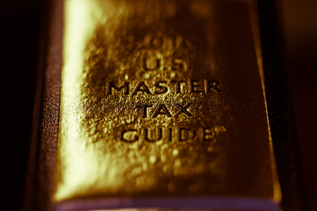 A photo of the US Tax Guide Book