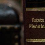 A photo of estate planning law book